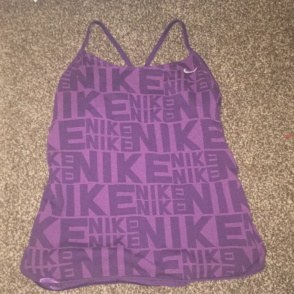 Purple Nike Sports Racerback Tank